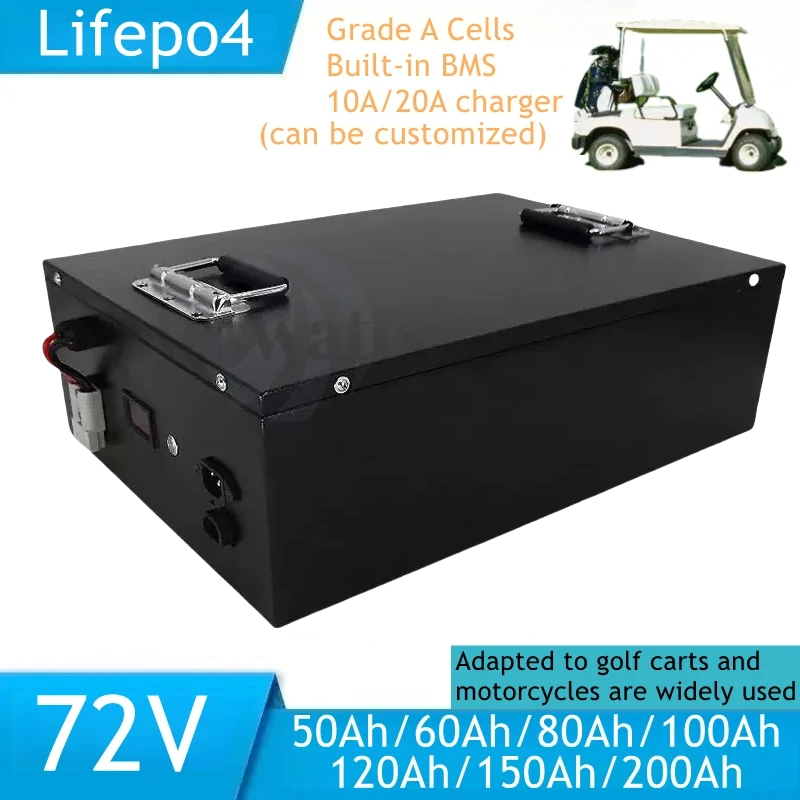 Lifepo4 72V 100Ah Battery Pack Ev - Lifepo4 Batería 72V con Bluetooth BMS