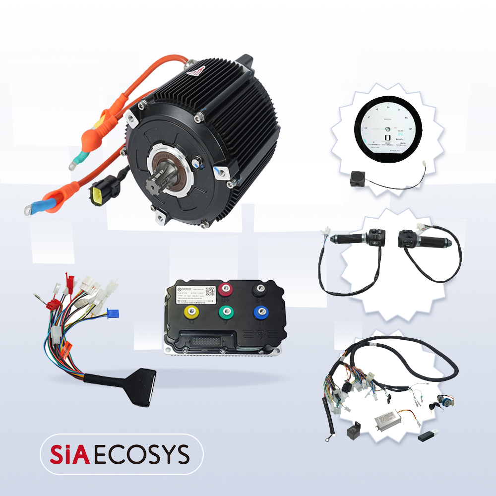 Mid Drive Motor Kit 72V 5000W - Kits de Motor Eléctrico SiAECOSYS 5000W