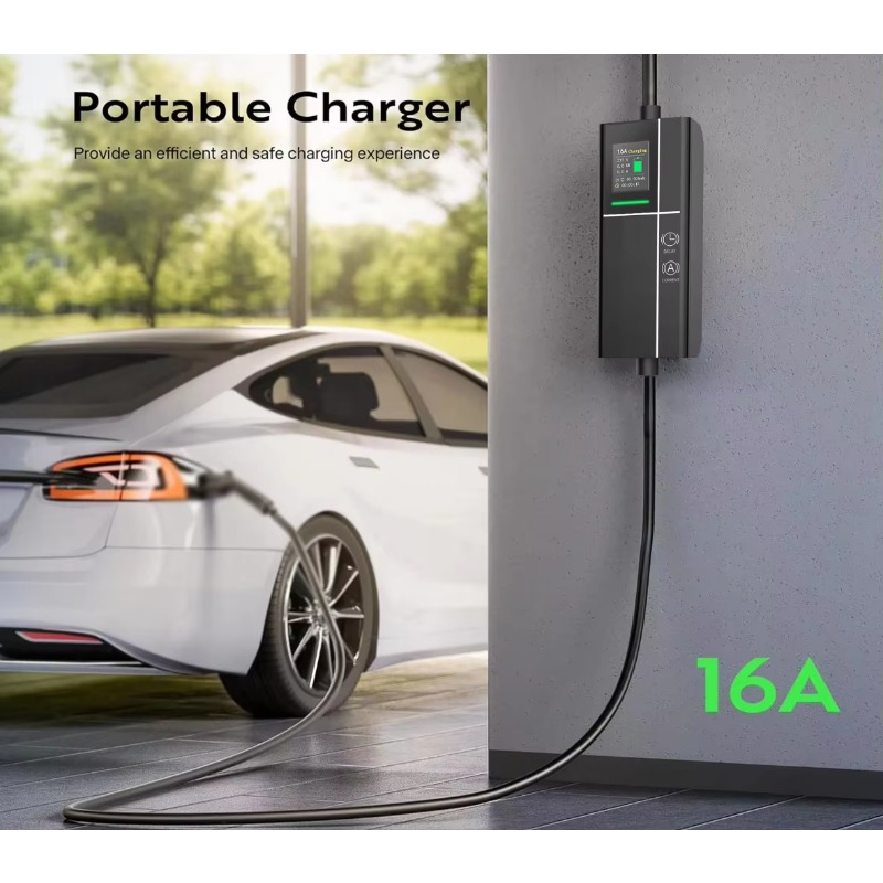 Cargador EV portátil 2026 16A  - Type 2 Portable Ev Charger 11Kw Cee reseña y precio