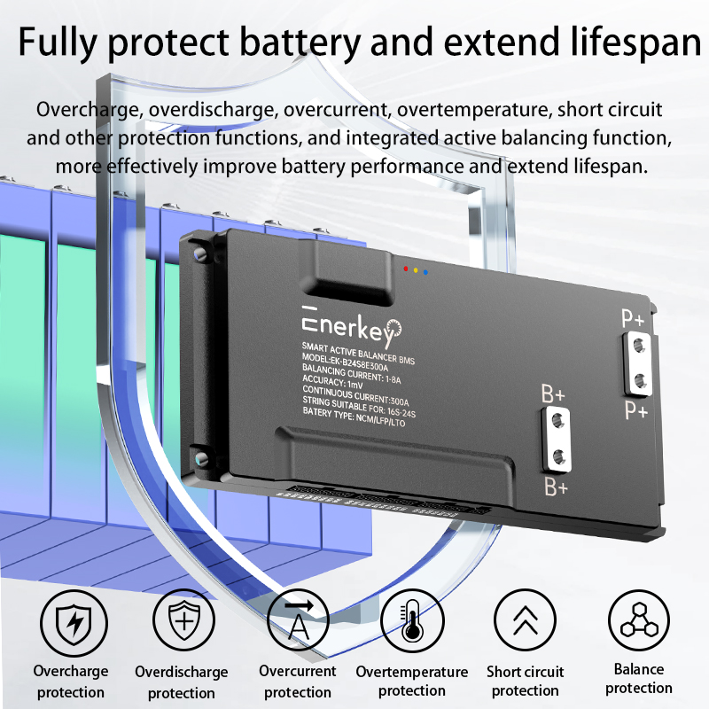 Enerkey Smart BMS 16S-24S 200A - Smart Bms 24S 200A Bluetooth Lifepo4 reseña y precio