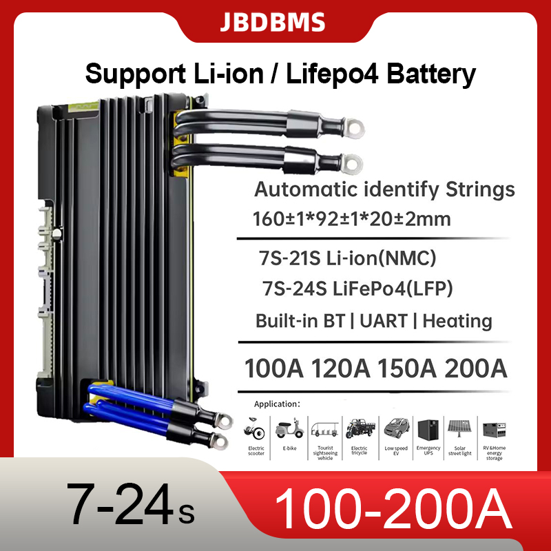 Sistema de Gestión de Baterías - Smart Bms 24S 200A Bluetooth Lifepo4 reseña y precio