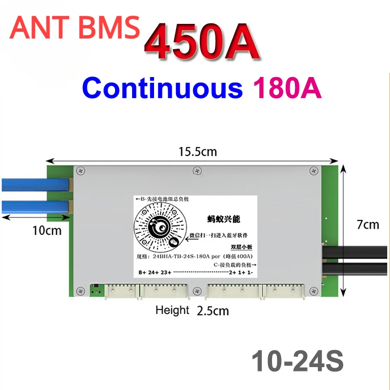 Placa de Protección y Equilibr - Smart Bms 24S 200A Bluetooth Lifepo4 reseña y precio