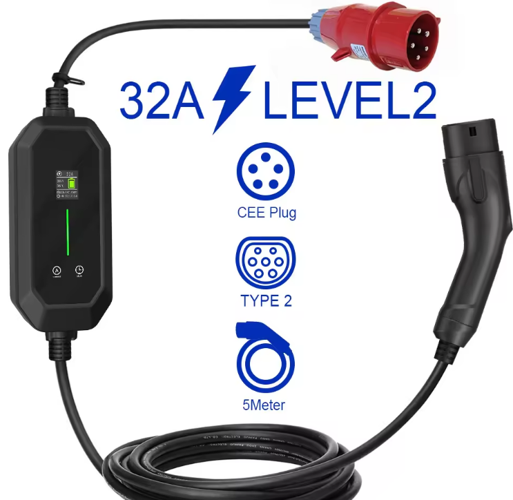 TARY 32a trifásico 22kw Gb/t a - Ev Charger Type 2 22Kw 32A 3 Phase reseña y precio